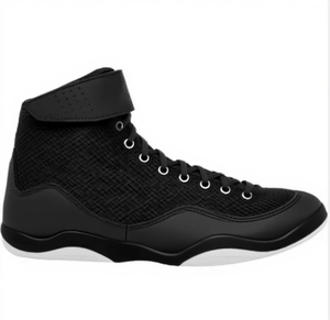 Nouvelle conception de chaussures de boxe personnalisées, doublure en cuir et semelle intérieure en caoutchouc pour l'entraînement à la lutte en été et en hiver, fabrication à porter - Product Image 2