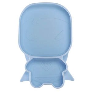 2025 Wholesale Factory Silicone Plate BPA Free Cute Bear Shaped Safe Cartoon Baby Feeding Set Leak Proof Dishwasher Safe Walking - Product Image 2