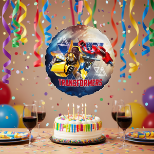 Ballon en aluminium Transformers 45 cm, décoration de fête, lot de 2 - Product Image 1