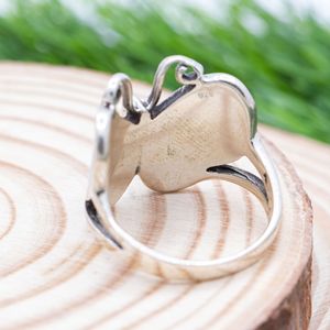 Memoria Jewels Classic Bohemian Butterfly Shape Turquoise Enamel <b>Cocktail</b> <b>Ring</b> 925 Sterling Silver Unisex Jewelry Gift - Product Image 5