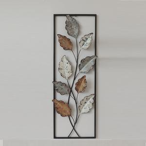 Art mural moderne en métal Design abstrait Durable et résistant à la rouille pour la décoration du salon, de la chambre et du bureau Diwali - Product Image 5