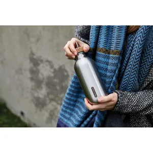 Borraccia Sportiva in Acciaio Black+Blum 600ml, Merchandising Sostenibile, Colore Nero - Product Image 2