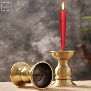 Soporte de vela de metal de lujo de alta calidad con diseño único que incluye otros tarros de vela linternas para decoración del hogar y uso en bodas - Product Image 5