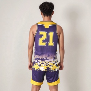 2026 Customized High Quality Breathable Plus <b>Size</b> Adult <b>Basketball</b> Uniform Latest Design - Product Image 6
