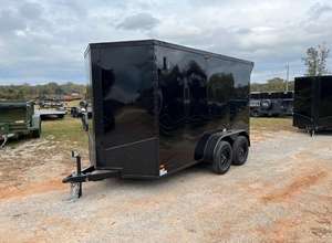 รถพ่วงบรรทุกสินค้าแบบปิด ขนาด 6x12 นิ้ว รับน้ำหนักได้ 7000 ปอนด์ จัดส่งฟรี เหมาะสำหรับผู้รับเหมาและบริษัทขนย้าย ที่ต้องการความปลอดภัย กะทัดรัด แข็งแรง ลากง่าย - Product Image 3