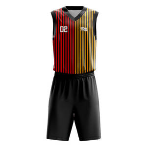 Conjunto de uniforme de baloncesto bordado Reversible con diseño de sublimación personalizado, el mejor uniforme de camiseta de baloncesto para hombres al por mayor - Product Image 6