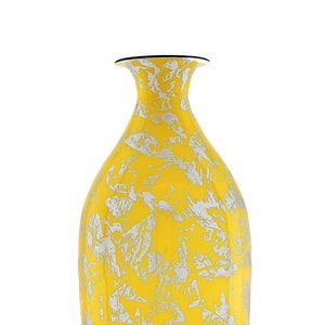 Acabado de alta calidad florero amarillo jarrones adornos decoración del hogar Ideas de regalo de lujo duradero - Product Image 2