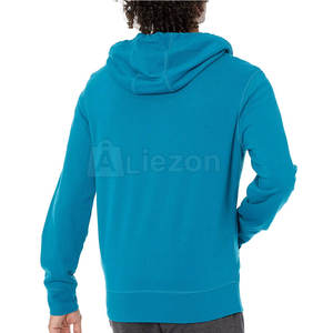 Sweat à capuche zippé léger pour homme Vente en gros pour homme Couleur personnalisée Pull respirant 100% coton Vente à chaud Sweats à capuche zippés pour homme - Product Image 6