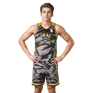 High Quality Wholesale Custom Breathable Plus <b>Size</b> Fashion Sublimation 100% Polyester Jersey <b>Basketball</b> Uniforms - Product Image 1