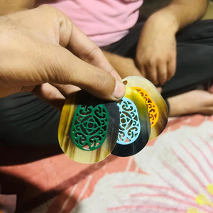 Collar con Colgante de Cuerno de Búfalo Hecho a Mano, Impermeable, Estilo Animal, HF CRAFTS, Nuevo Lanzamiento, Artesanía Natural, Superventas 2025 - Product Image 1