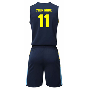 2025 dernière conception vêtements de sport personnalisé maillot de basket-ball ensemble personnalisé nom de l'équipe logo Sublimation basket-ball uniforme - Product Image 3
