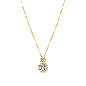 Haute qualité 1.18cts laboratoire cultivé EF clarté diamant 10k or blanc collier VS chaîne chaînes fines colliers pour les mariages des femmes - Product Image 1