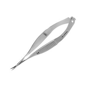 กรรไกรผ่าตัดแบบแคปซูลอโทมี ยี่ห้อวานนาส ผลิตจากสแตนเลสสตีล โค้ง สำหรับงานผ่าตัดจุลศัลยกรรม ตา และเนื้อเยื่อละเอียด ใช้ด้วยมือ คุณภาพสูง สำหรับโรงพยาบาล - Product Image 6