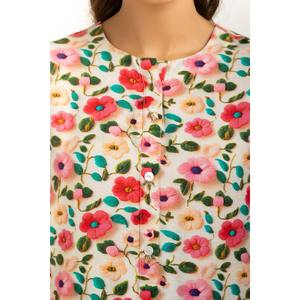 Conjunto de Dos Piezas de Algodón y Nailon con Estampado Bohemio IPST-55174 para Primavera/Verano, Tallas XS a 3XL - Product Image 1