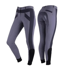 Leggings de nailon Ecuestre para hombre de alta calidad, cómodas monturas de carreras en nuevo diseño, pantalones de equitación de exportación directa marrón - Product Image 6