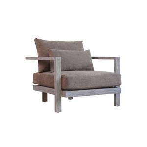 ชุดเก้าอี้โซฟาทำจากไม้สักเนื้อแข็งหรูหราทันสมัยเฟอร์นิเจอร์ในสวนสไตล์เลานจ์โรงแรมสำหรับเฟอร์นิเจอร์ห้องนั่งเล่น - Product Image 5