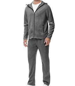 <b>Men</b> Casual Tracksuit, OEM Service 2 Piece Zip Top Light Weight Tracksuit Customized Designs tracksuit, 100% cotton - Product Image 3