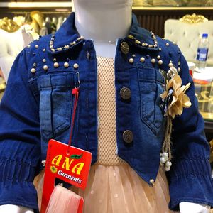 VÁY ĐẦM Koti Denim Mới Váy Bé Gái Thời Trang Váy Dài Dù Cotton Chất Lượng Cao - Product Image 4