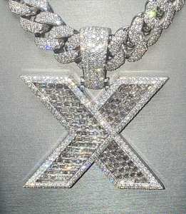 Lujo 925 Plata Moissanite diamante Iced Money Bag fianza personalizable Hip Hop diseño fiesta joyería colgantes y dijes - Product Image 1