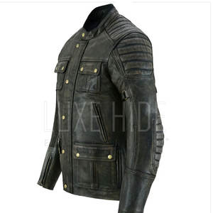 2025 moto cuir veste dos soutien moto Auto course porter hommes quantité personnalisé corps OEM moto veste - Product Image 3