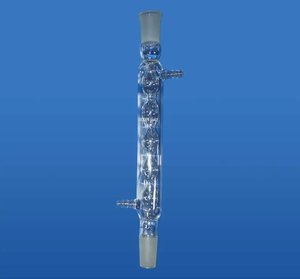 Allihn-condensador de borosilicato con conector de vidrio, dispositivo de longitud efectiva de pared pesada de vidrio de borosilicato 3,3 - Product Image 2