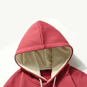 Alta calidad 2024 logotipo personalizado pulóver Sudadera con capucha de gran tamaño polar Streetwear hombres invierno sólido nuevo logotipo personalizado pulóver - Product Image 3