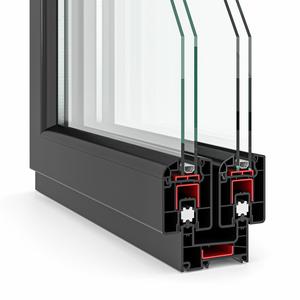 Mywin S863 PVC <b>Sliding</b> Window with Anti-Theft Function 1000x1000mm 3-Year Warranty - Product Image 2