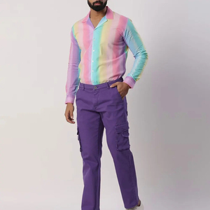 Pantalones Cargo para Hombre de Primera Calidad, Estilo Moderno, Color Liso, Artículo de Moda en el Mercado, Servicio OEM - Product Image 5