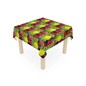 ผ้าปูโต๊ะปักลายผ้าฝ้าย100% พร้อมโลโก้ออกแบบได้ตามต้องการ - Product Image 1