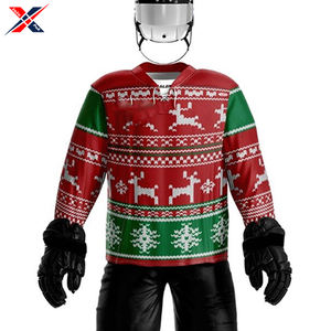 Uniforme de hockey sur glace adulte de taille personnalisable de haute qualité imprimé par sublimation pour votre propre équipe Logo nom meilleur vêtement de hockey sur glace - Product Image 4