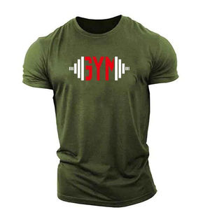 Nueva camiseta tejida para gimnasio para hombre, ropa deportiva personalizable con tela transpirable de secado rápido para fitness al aire libre - Product Image 6
