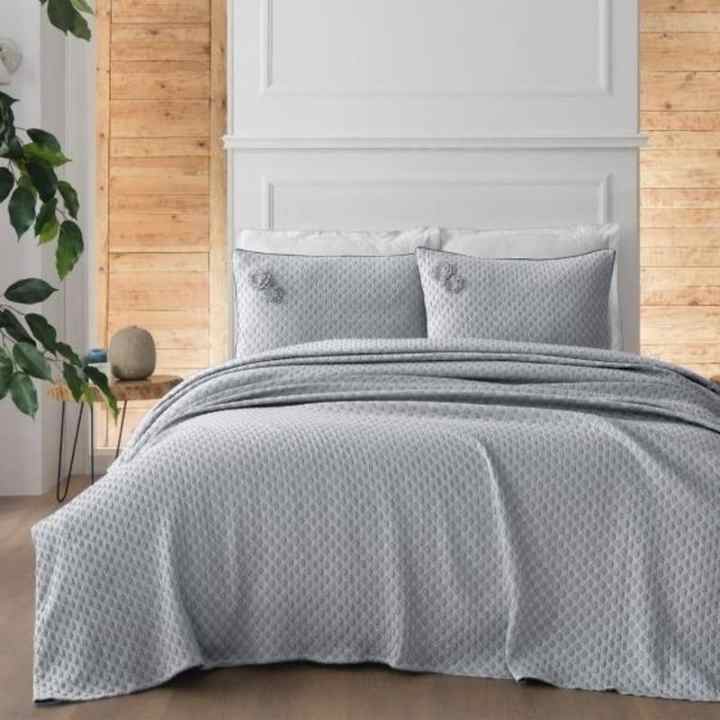 Sarev Belis V2 Gray Bedspread Double