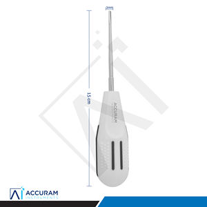 เครื่องมือผ่าตัดถอนฟันแบบมืออาชีพชนิด Luxating Periotome ตรง ขนาด 3.0 มม. ด้ามจับ PPU สำหรับถอนฟันแบบไม่ใช้เครื่องมือ  ได้รับมาตรฐาน CE - Product Image 4