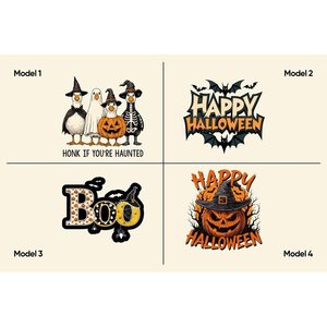 Happy Halloween Eco-friendly Lightweight Reusable <b>Drawstring</b> Gift Bags with Elegant <b>Backpack</b> Design for Festive Gifts - Product Image 5