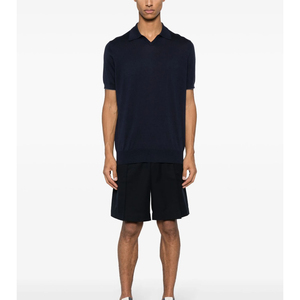 Alta calidad 100% algodón hombres para camisetas de polo precio de fábrica al por mayor tejido fino diseño personalizado estampado suave transpirable corto - Product Image 5