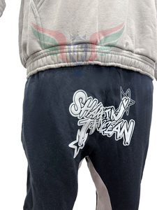 เสื้อฮู้ดดี้ผู้ชายปักลายเอง สไตล์วินเทจ ผ้าฟลีซ ล้างสีแบบวินเทจ ลายทาง สำหรับฤดูหนาว สวมใส่สบาย - Product Image 4