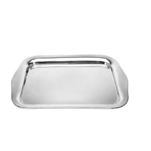 Plateau de service en acier de style moderne forme personnalisée poignée dorée assiette durable plat cuisine maison fête couleur personnalisée - Product Image 4