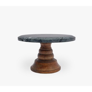 Dernier cadeau de Noël Pierre de marbre avec support en métal Vente en gros Support à gâteau et outils de dessert Rond Creative Cake & Pastry - Product Image 4