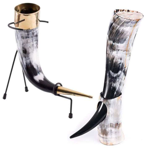 Recuerdo de cuerno para beber con diseño de amor de Material orgánico pulido ecológico de la mejor calidad de Crescent Crafts - Product Image 6