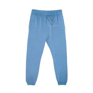Pantalones tejidos transpirables informales de estilo suelto de entrenamiento personalizado para hombre, pantalones de chándal deportivos de trabajo con múltiples bolsillos, tela bordada - Product Image 5