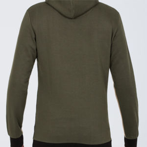 Sudadera con Capucha Casual de Invierno para Hombre, 100% Algodón, Talla Grande, Diseño con Cremallera, Logotipo Bordado, Estilo Urbano, Estampado, Varios Colores - Product Image 3