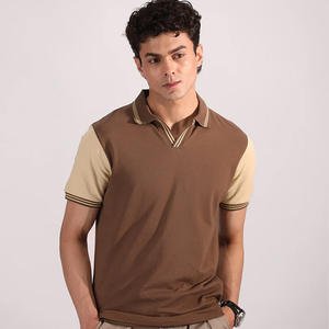 Camisetas Polo de Algodón y Poliéster para Hombre, Diseño de Cuello con Estampado Digital, Camisetas Polo de Manga Corta para Hombre - Product Image 3