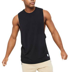 OEM Custom logo <b>Mens</b> Muscle Fit Sleeveless t Shirt Workout Sports Gym <b>Vest</b> Bodybuilding <b>Stringer</b> Tank Top - Product Image 2