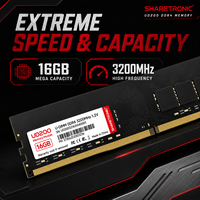 Module de mémoire RAM de bureau SHARETRONIC 16 Go DDR4 3200 MHz UDIMM, 288 broches DIMM, mise à niveau de la mémoire informatique pour PC