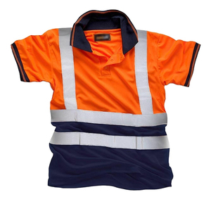 เสื้อโปโลแขนสั้นสะท้อนแสงสำหรับผู้ชายเสื้อสไตล์ตาข่ายพร้อมคุณสมบัติปรับแต่งได้ - Product Image 2