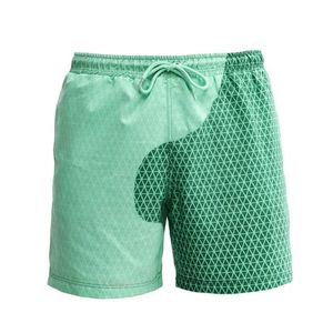 Hot Style Décoloration de l'eau Maillot de bain Pantalon de plage Homme EU Grande taille Décoloration sensible à la température Short de bain - Product Image 5