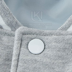 Chaqueta Letterman de Diseño Nuevo en Color Sólido para Hombre, Ropa de Calle Abrigada, Chaqueta Letterman de Invierno para Hombre - Product Image 4