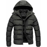 Veste à capuche pour homme grande taille, colorée, chaude pour l'hiver, épaisse, en polyester, imperméable, coupe-vent, respirante, en microfleece, fermeture éclair sur le devant