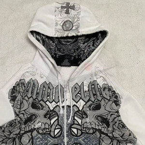 Sweatshirts d'hiver Hip Hop pour hommes et femmes, personnalisés, vintage, Joker, streetwear, unisexe, coupe ample, en molleton, fermeture éclair, coton lourd, 3D - Product Image 2