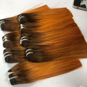 Extensiones de cabello humano de grado 12A para mujer, mechones de cabello humano virgen vietnamita sin procesar, Color natural, venta al por mayor - Product Image 5